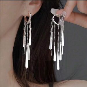 Elegant Silver Dangle Earrings